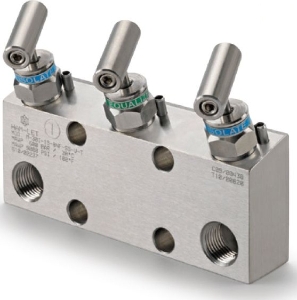 Ham-Let Astava 3 Way Direct Mount Manifold NPT Connection