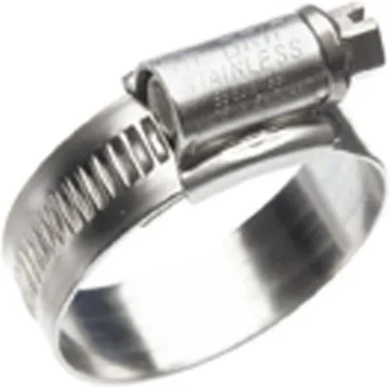 JCS HiTorque Hose Clip 316 Stainless Steel Pipemore