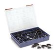 JCS Rubber Lined P Clip Stainless Steel Assorted Box Set