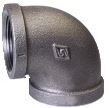 Vale® Banded Black Malleable Iron Pipe Fittings